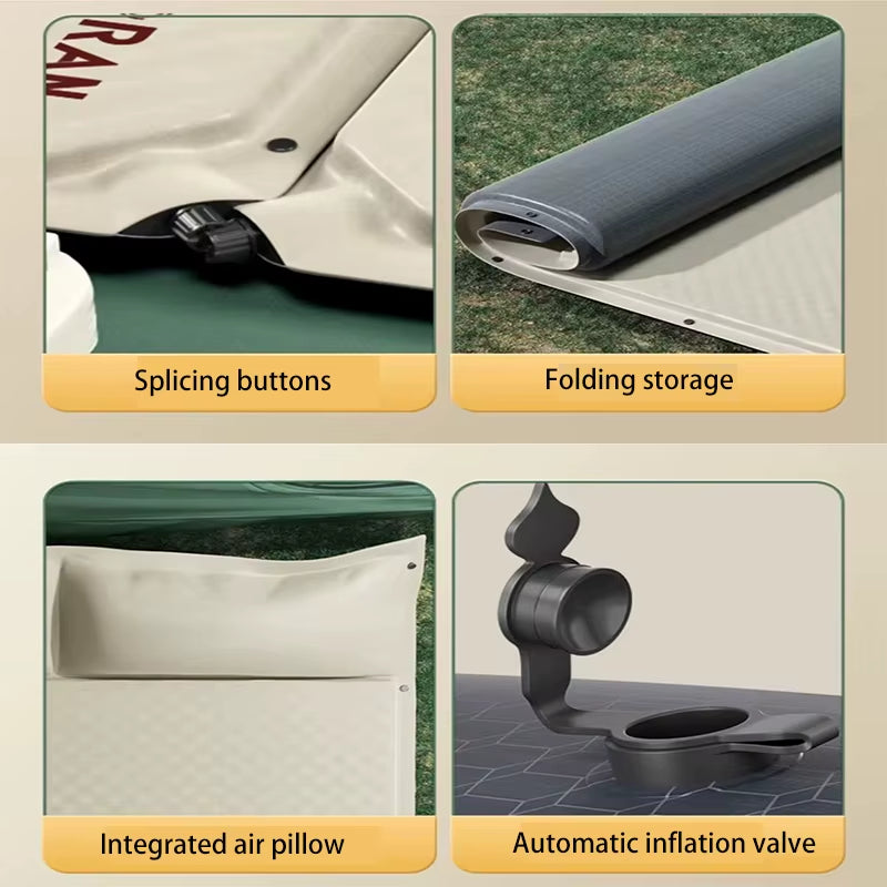 Premium Waterproof RV Travel Air Mattress - The Ultimate Camping Pad for Outdoor Comfort and Relaxation