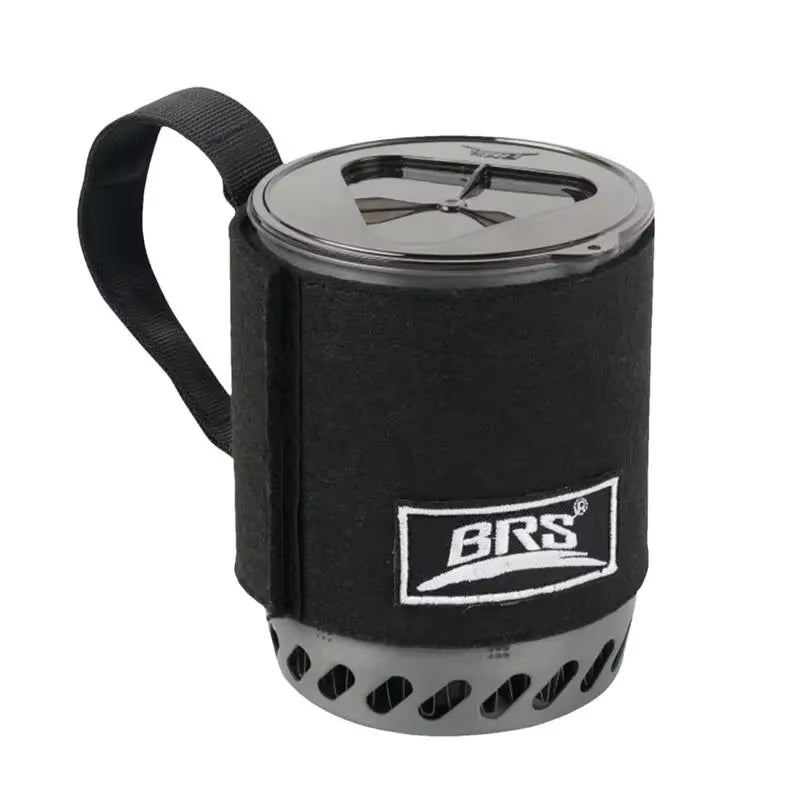 BRS 61 Jet Boil Portable Camping Stove - High-Efficiency Gas Burner with Advanced Heat Exchanger for Ultimate Outdoor Cooking
