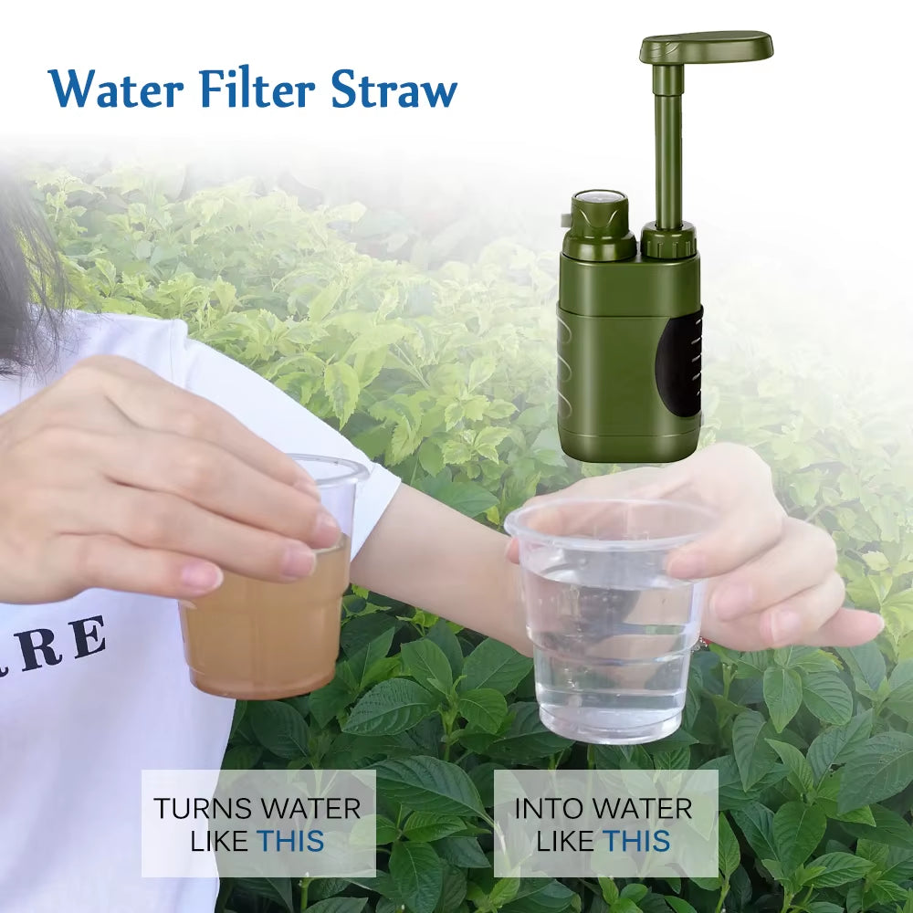 Premium Outdoor Water Filtration Straw – Your Essential Companion for Safe Hydration During Camping, Hiking, and Emergency Situations