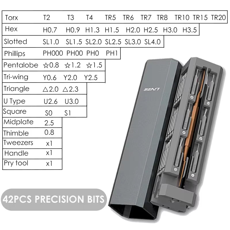 Professional 32/46-in-1 Magnetic Screwdriver Set - Precision Tool Kit for Mobile and Computer Repair