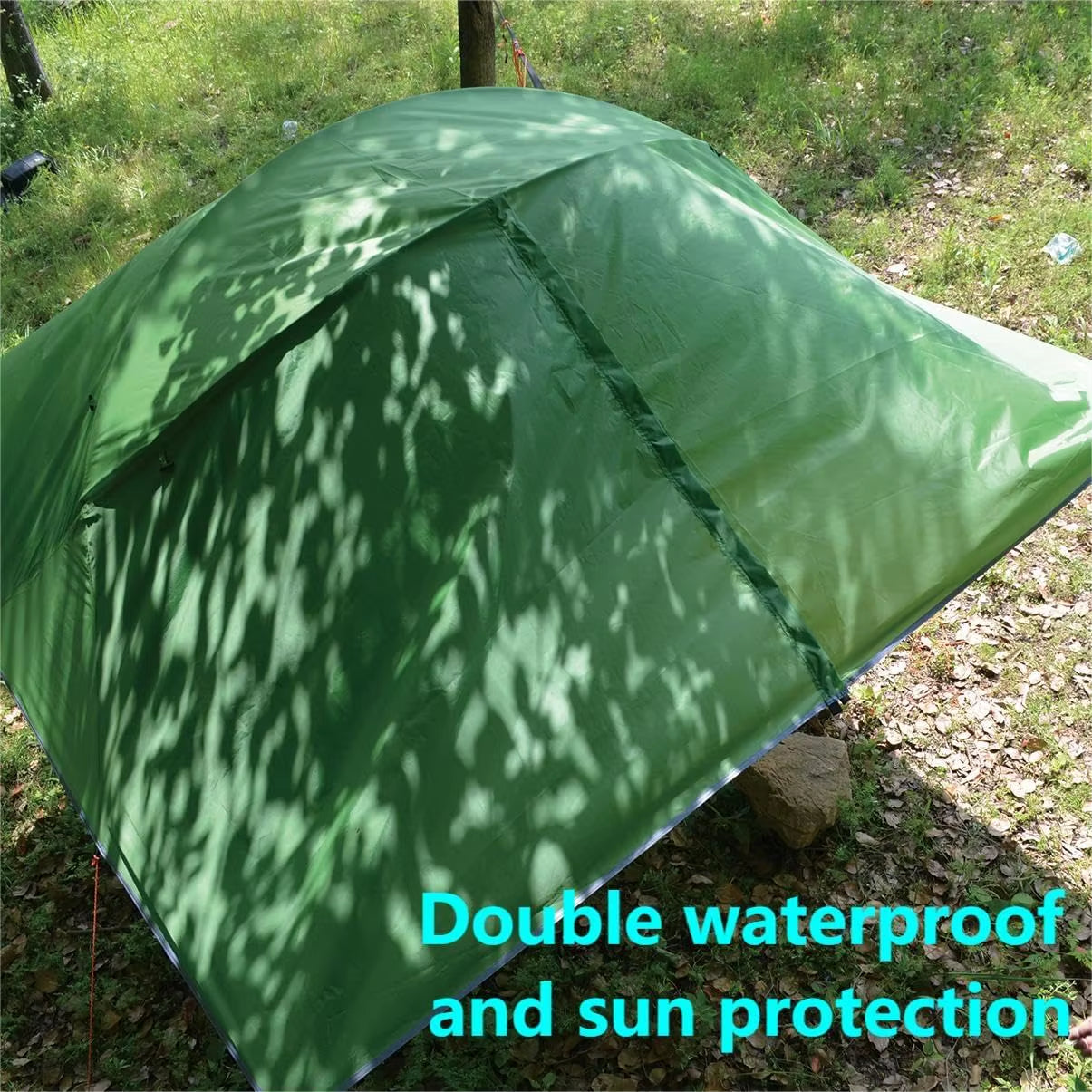 Spacious and Durable Large Portable Camping Hammock for 2-4 People - Perfect for Family Tree Tents, Outdoor Activities, Hiking, and Travel