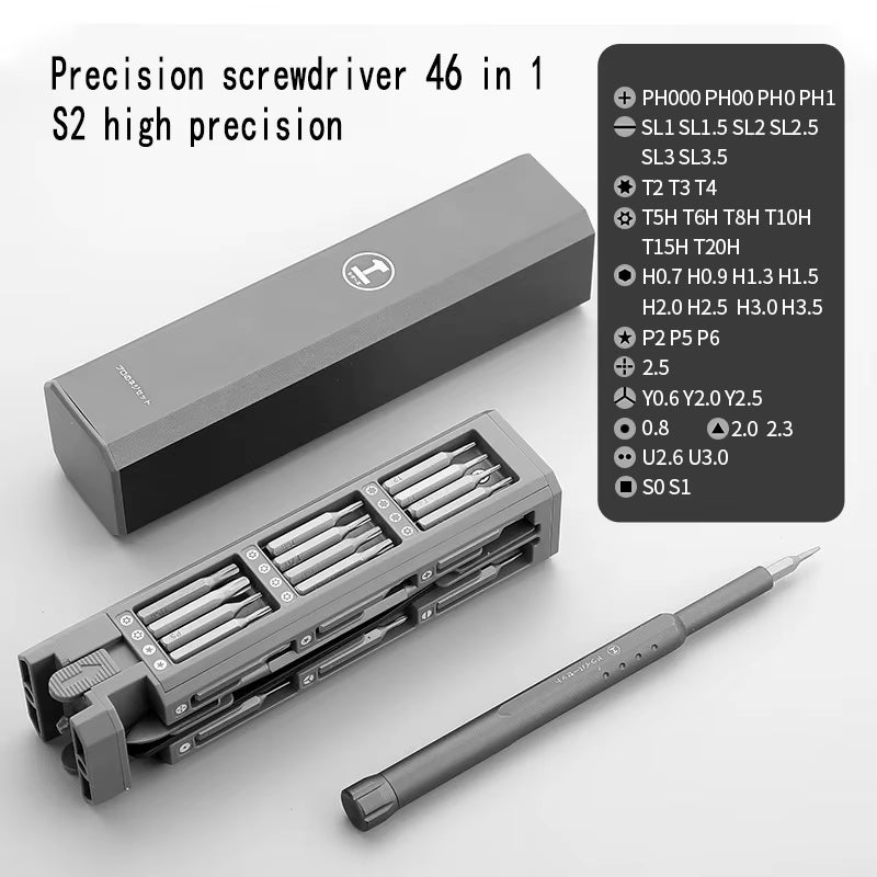 Professional 32/46-in-1 Magnetic Screwdriver Set - Precision Tool Kit for Mobile and Computer Repair