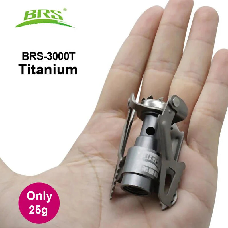 Premium 3000T Portable Mini Titanium Gas Stove - The Ultimate Lightweight Cooking Solution for Outdoor Adventures