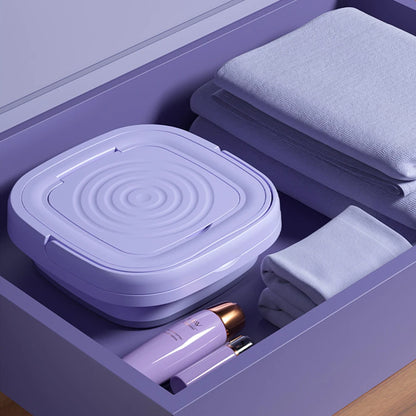Compact Portable 6L & 8L Folding Washing Machine and Dryer – The Perfect Mini Washer for Travel and Home Convenience