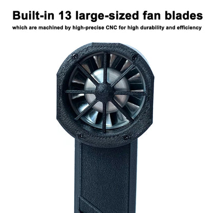 High-Power Silent Turbo Fan Air Duster - Efficient 130,000 RPM Brushless Motor for Ultimate Cleaning Performance
