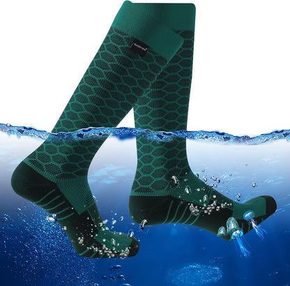 Elevate Your Outdoor Experience with Premium Waterproof and Breathable Knee-High Socks for Kayaking, Hunting, and Fishing