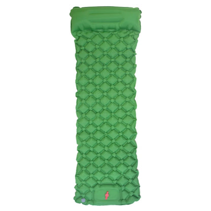 Ultralight Inflatable Camping Sleeping Pad with Integrated Pillows - The Ultimate Portable Travel Mat for Hiking and Trekking Adventures